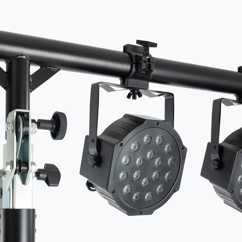 On-Stage LS9900B, Crank-Up Lighting Stand, Height Adjustment 74"-157.5", 220 lbs. Weight Capacity