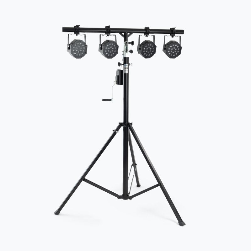 On-Stage LS9900B, Crank-Up Lighting Stand, Height Adjustment 74"-157.5", 220 lbs. Weight Capacity