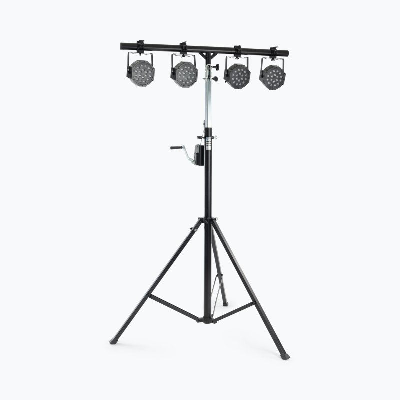 On-Stage LS9900B, Crank-Up Lighting Stand, Height Adjustment 74"-157.5", 220 lbs. Weight Capacity