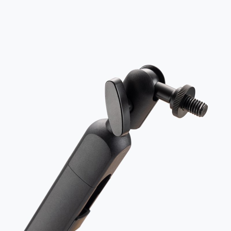 On-Stage MBS-LP1, Low-Profile Broadcast Boom Arm, 3.5 lb Weight Capacity, Black, Includes Cable-management Clips and camera-mount Adapter