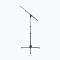 On-Stage MS500, Travel Mic Stand, Height Adjustment 22"- 57", 19.5" - 35" Boom, Black, Includes Drawstring Bag
