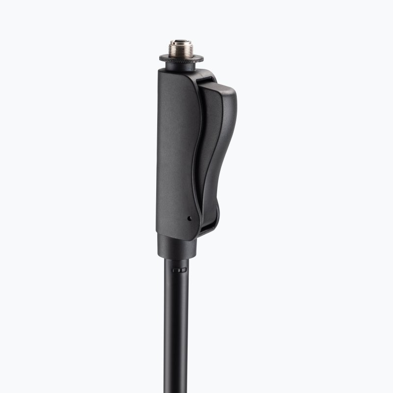 On-Stage MS7540, One-Handed Mic Stand with Tripod Base, Height Adjustment 42.75" - 69.75", 5/8"-27 Threading