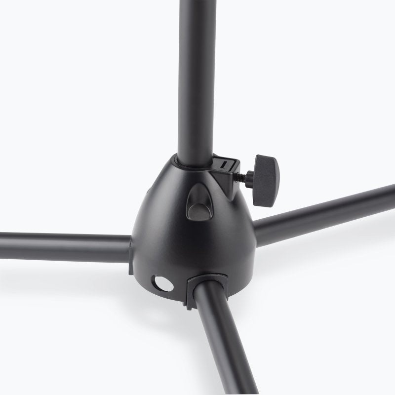 On-Stage MS7540, One-Handed Mic Stand with Tripod Base, Height Adjustment 42.75" - 69.75", 5/8"-27 Threading
