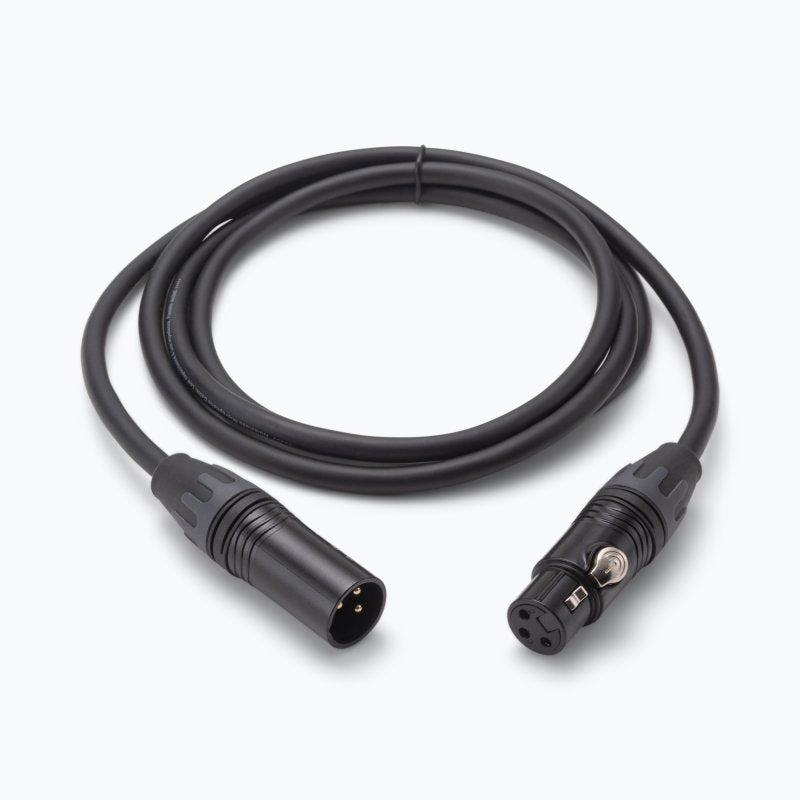 On-Stage OSPRO-MC-3, Production-Grade Microphone Cable (XLR to XLR) 3 ft, Gold-plated, XLR to XLR Connectors, 24 AWG Gauge, Oxygen-free Copper Construction