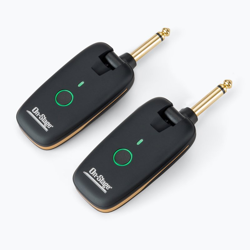 On-Stage RGWS1, Rechargeable Guitar Wireless System, Connects Your Guitar to an amp, a pedalboard, or a Soundboard Without, Also Works with Your Instruments and Devices That Have a mini-plug