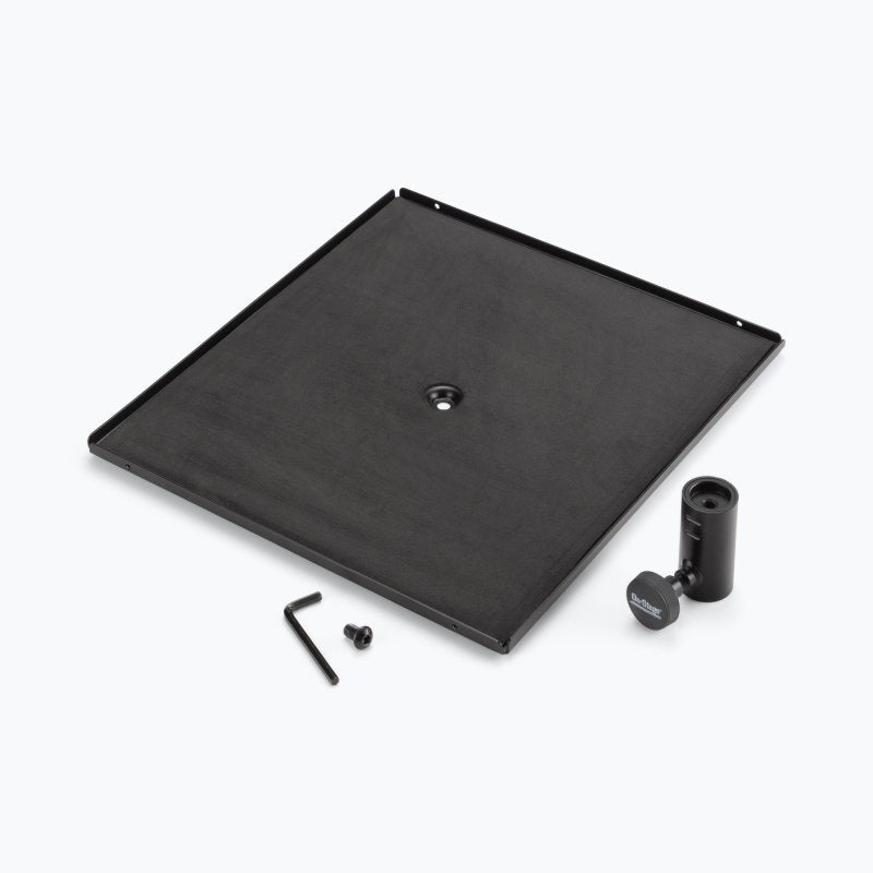 On-Stage SST1000, Speaker Stand Tray, 30 lb Weight Capacity, Steel/EVA Construction, Black, Includes Hex Wrench