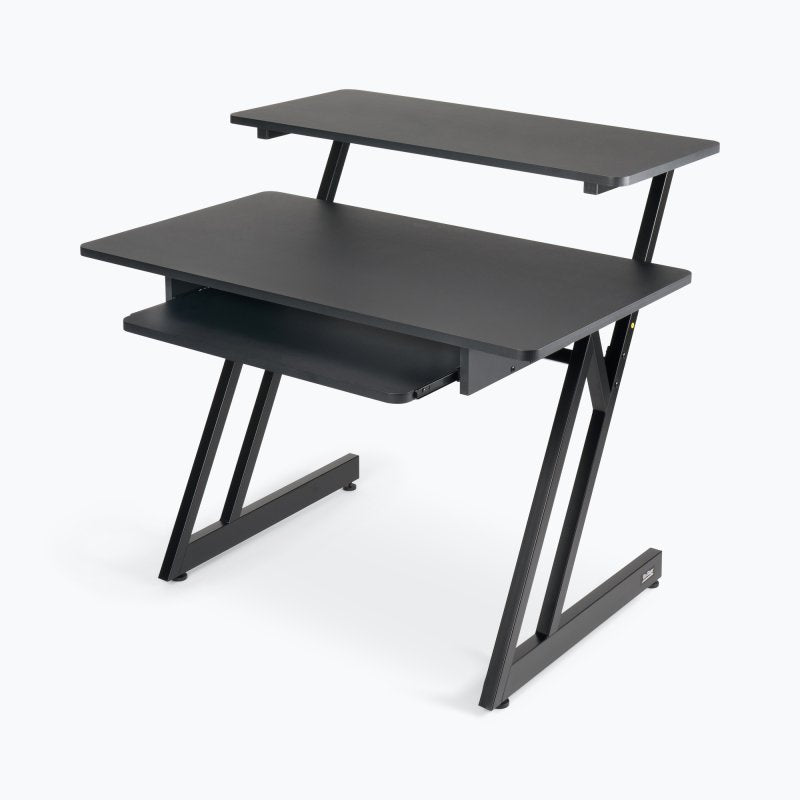 On-Stage WS7500B, Workstation, 175 lbs. Weight Capacity, Wood and Steel Construction, Black