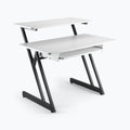 On-Stage WS7500W, Workstation, 175 lbs. Weight Capacity, Wood and Steel Construction, White and Black