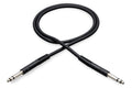 HOSA - Balanced Interconnect, TT TRS to Same, 2 ft