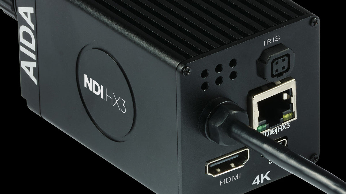 AIDA UHD-NDI3-300, UHD 4K/60 NDI®|HX3/IP/SRT/HDMI PoE POV Camera