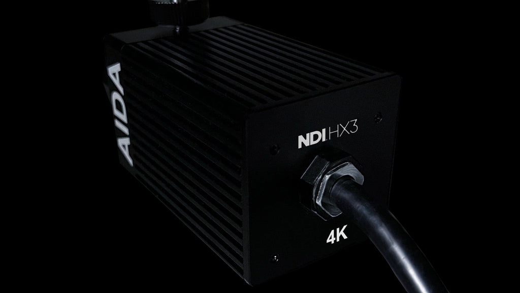 AIDA UHD-NDI3-IP67, UHD 4K/60 NDI®|HX3/IP/SRT PoE Weatherproof POV Camera