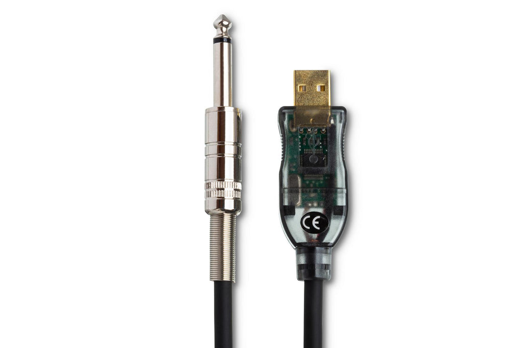 HOSA - TRACKLINK Guitar to USB Interface, 1/4 in TS to USB Type A, 10 ft