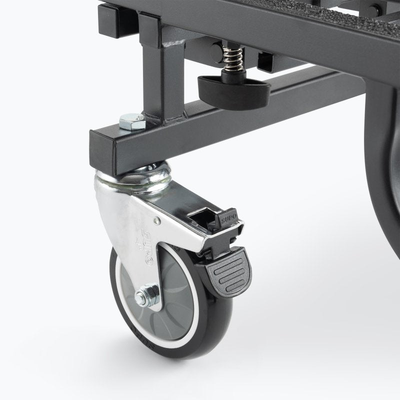 On-Stage UTC2200, Utility Cart, Bed Size Adjusts to Take on Large Loads or Fit Through Tight Spaces, Casters Rotate 360°