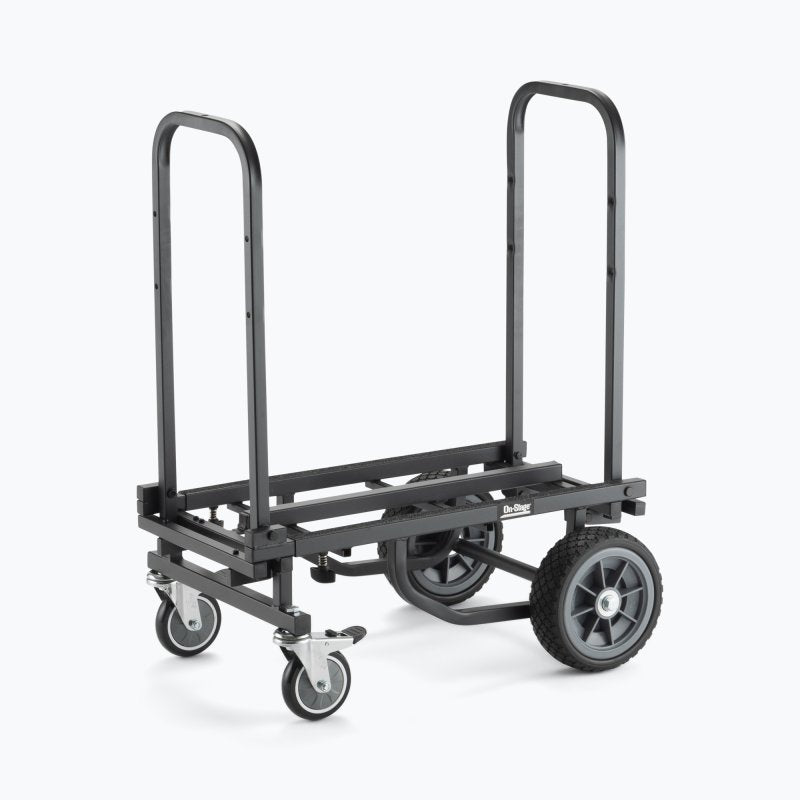 On-Stage UTC2200, Utility Cart, Bed Size Adjusts to Take on Large Loads or Fit Through Tight Spaces, Casters Rotate 360°