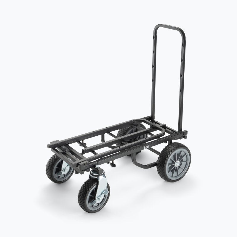 On-Stage UTC5500, All-Terrain Utility Cart, Bed Size Adjusts to Take on Large Loads or Fit Through Tight Spaces, Handles Can Lie Flat Against the Bed to Clear the Way for Oversized