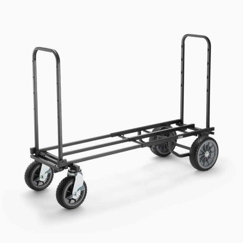 On-Stage UTC5500, All-Terrain Utility Cart, Bed Size Adjusts to Take on Large Loads or Fit Through Tight Spaces, Handles Can Lie Flat Against the Bed to Clear the Way for Oversized