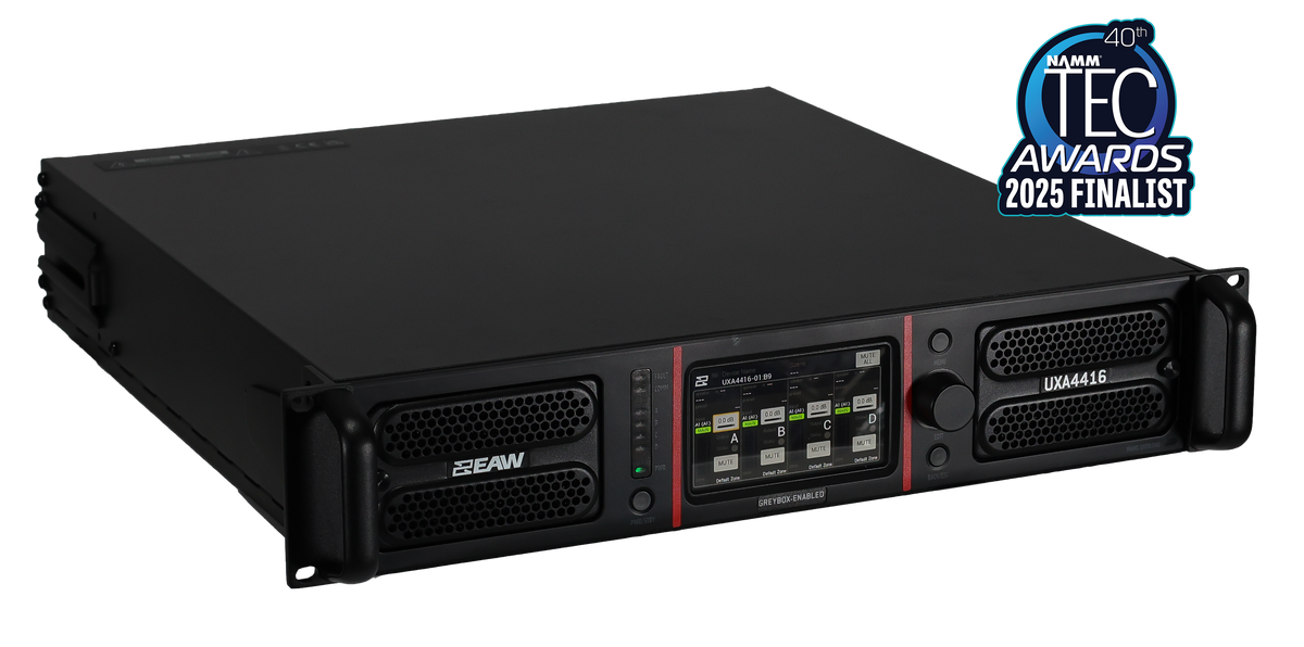 EAW UXA4416 Amplifier (FINISHED GOOD), 4 x 2600W @ 4 Ohm Touring Amplifier