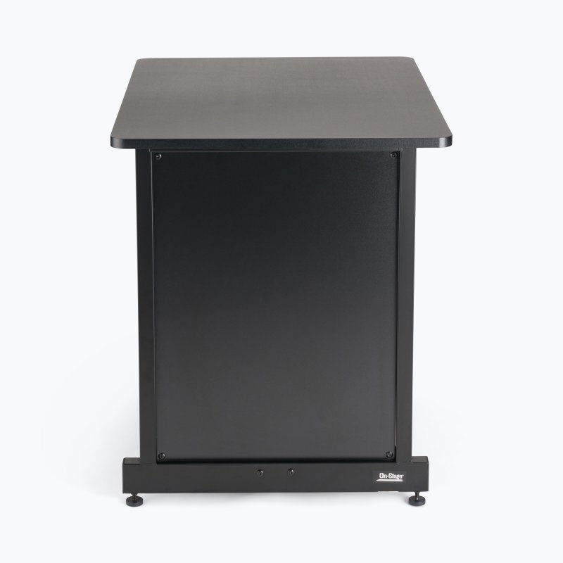 On-Stage WSR7500B, Rack Cabinet, 175 lb Weight Capacity, Laminated Wood and Steel Construction, Black