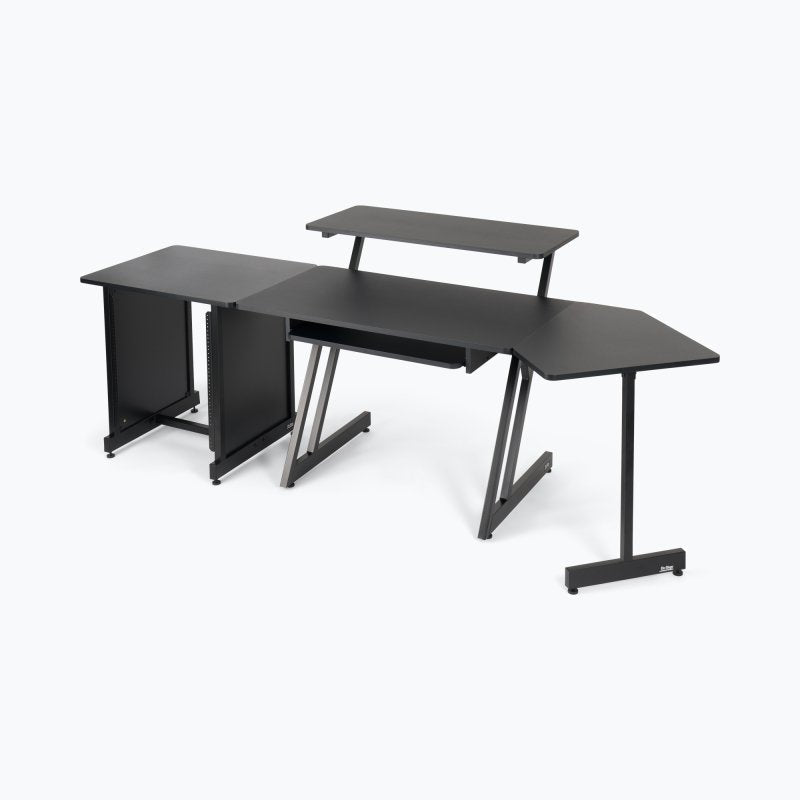 On-Stage WSR7500B, Rack Cabinet, 175 lb Weight Capacity, Laminated Wood and Steel Construction, Black