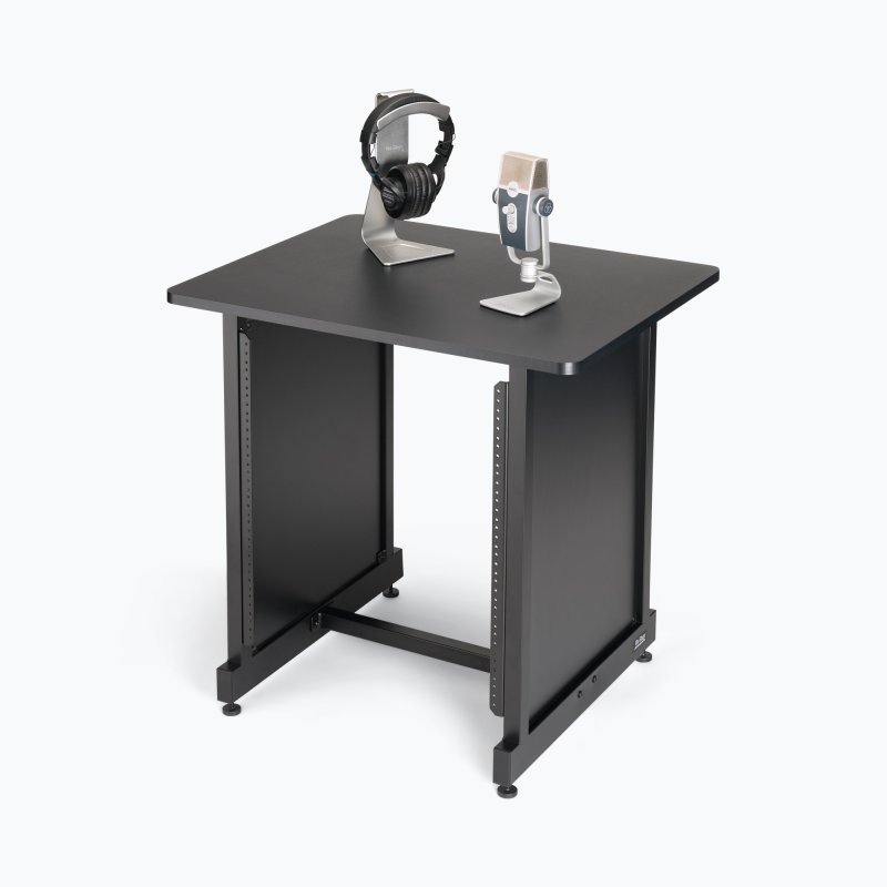 On-Stage WSR7500B, Rack Cabinet, 175 lb Weight Capacity, Laminated Wood and Steel Construction, Black