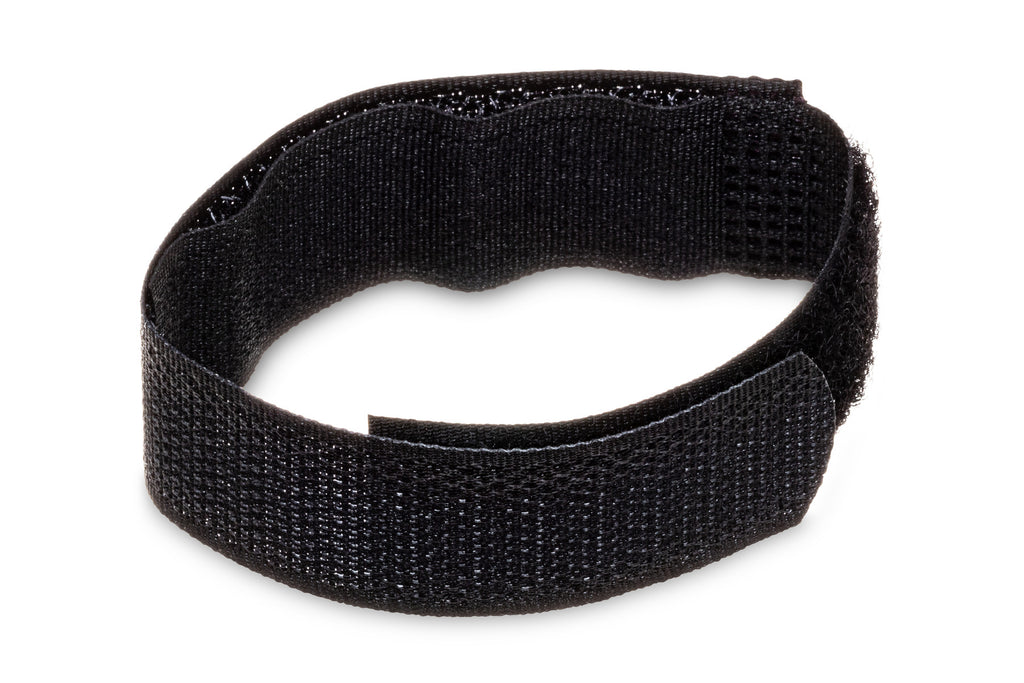 HOSA - Hook and Loop Organizer, Black, Center-pass Gap, 0.75 in x 8 in
