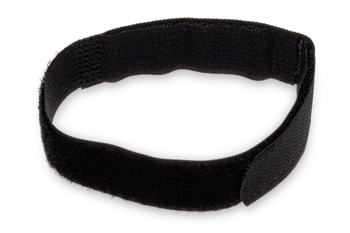 HOSA - Hook and Loop Organizer, Black, Center-pass Gap, 0.75 in x 8 in