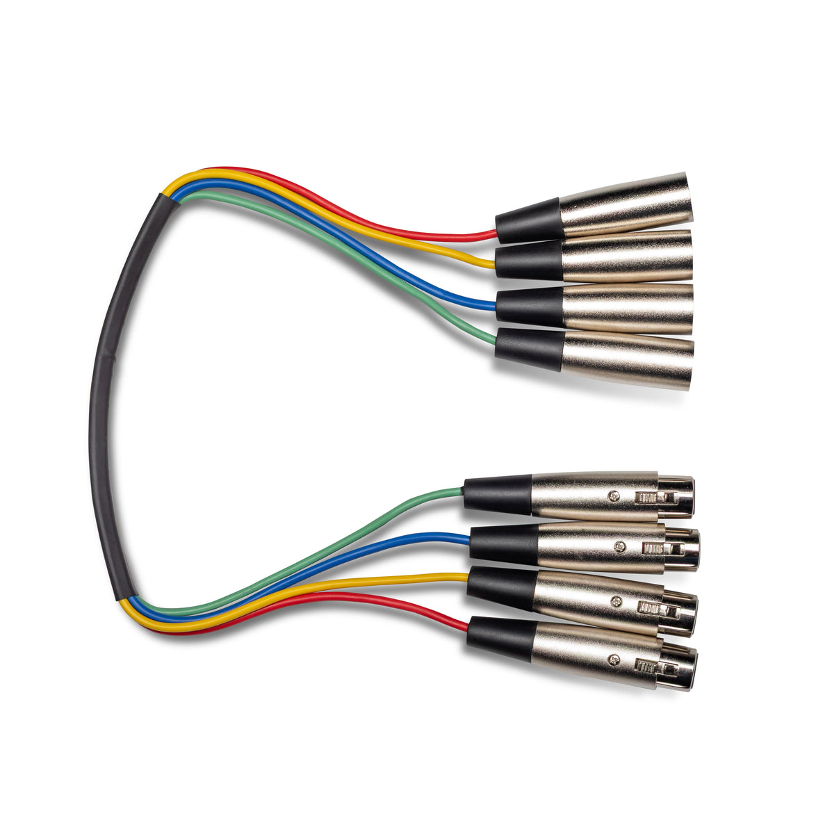 HOSA - Balanced Snake 4 Channel, XLR3F to XLR3M, 1.5ft