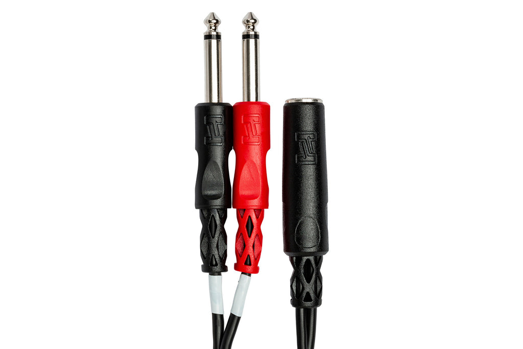 HOSA - Stereo Breakout, 1/4 in TRSF to Dual 1/4 in TS