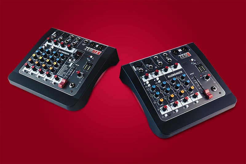 Allen & Heath ZED-6FX 6-Channel Compact Analog Mixer with FX