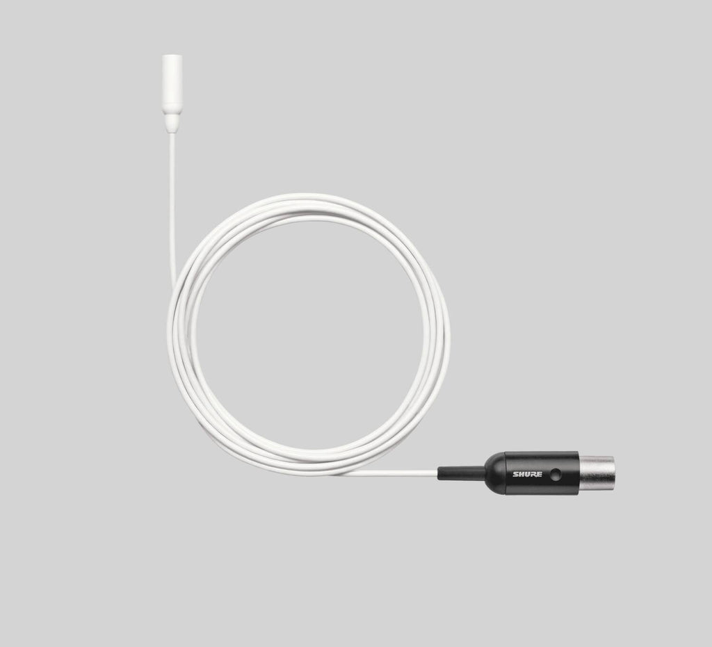 Shure TL48B/O-LEMO1-A, TwinPlex TL48 Subminiature Lavalier Microphone, Omni Lav, Low Sens, LEMO, Black