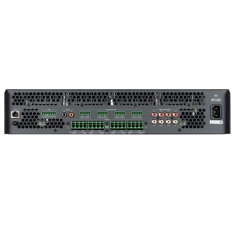 RCF KPS 808 - Class D Power Amplifier with DSP (8 X 800 W)