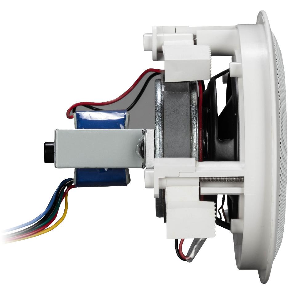 RCF PL 40 - 31/2" Flush Mnt. Ceil. Speaker With Line Transf., 8W, IP 44