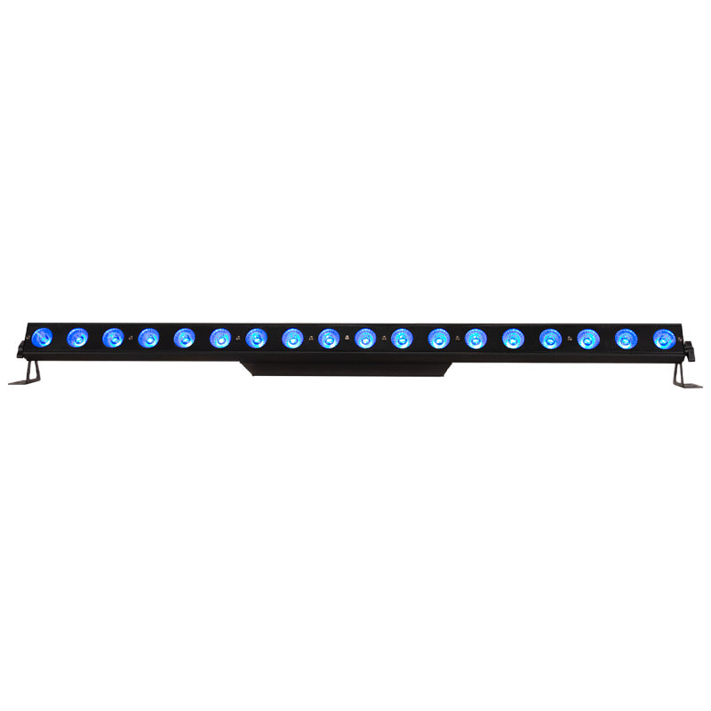 Eliminator Lighting Mega Color Q18, 1-Meter Linear LED Wash Bar with 18 x 4W RGBA 4-in-1 LEDs, 25 Degree Beam Angle, Full Pixel Control, 5 DMX Channel Modes