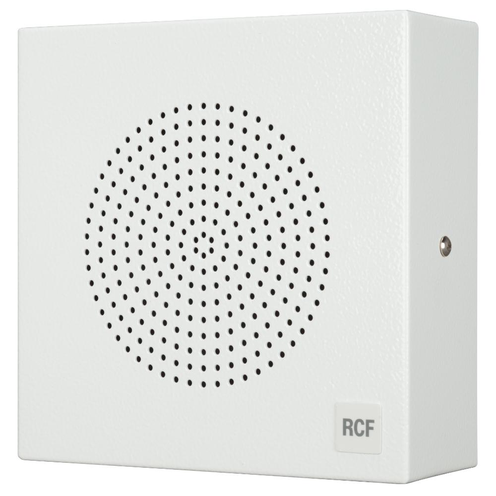 RCF DU 50EN - 5" Twin-Cone Wall/Ceiling Mounting Speaker, White, 6W, 70-100V - EN54-24
