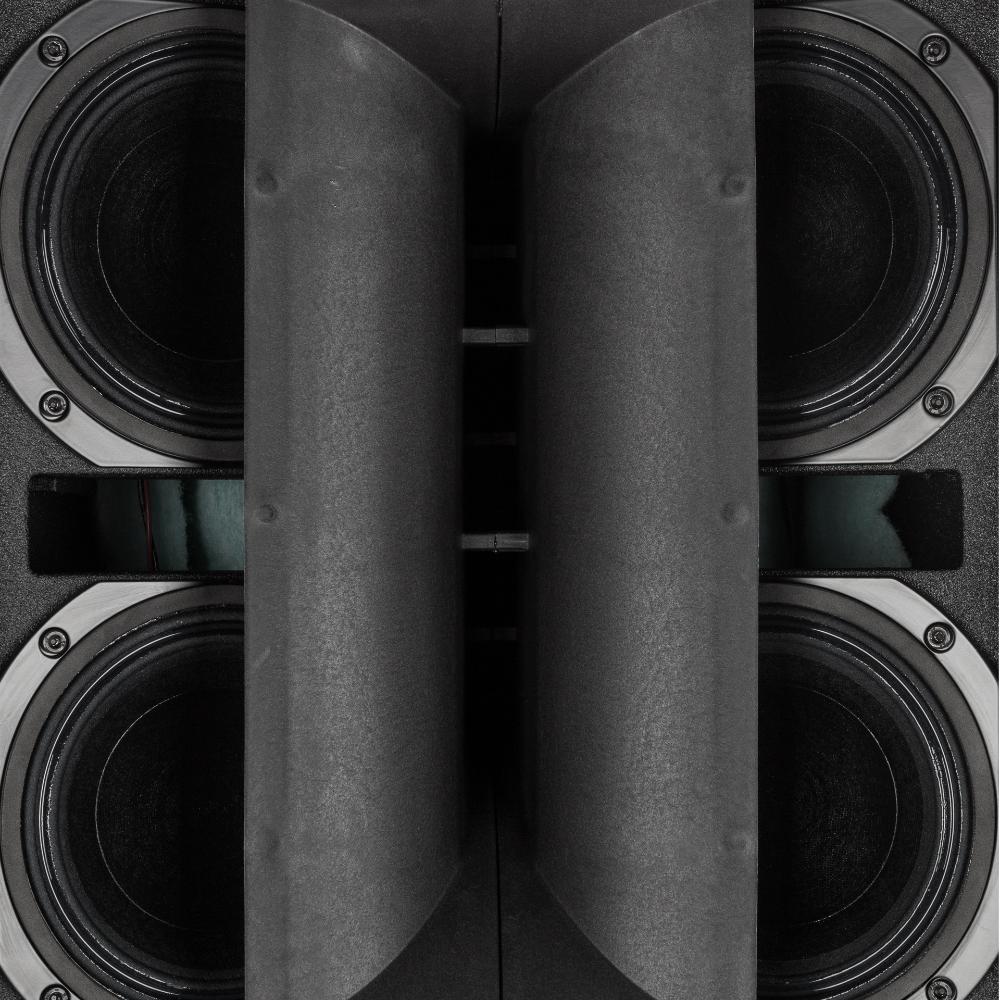 RCF TTL6-A - Active 4400W Dual 12" 3-way Line Source Speaker (RDNET Ready)