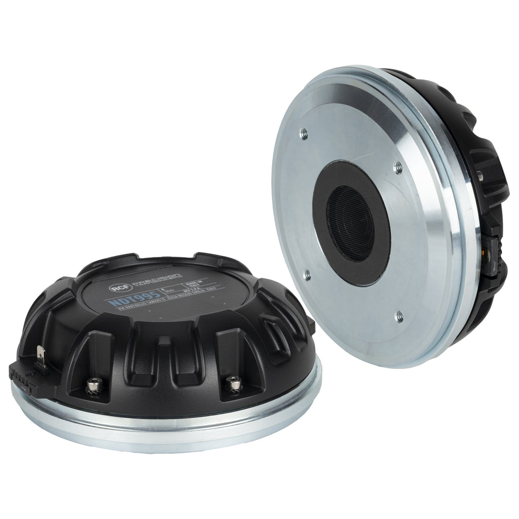 RCF NDT995, 1.4" Exit Compression Driver, 140W RMS, 280W Program, 110 dB Sensitivity, 0.5-20 kHz, Titanium Diaphragm, 8 Ohm
