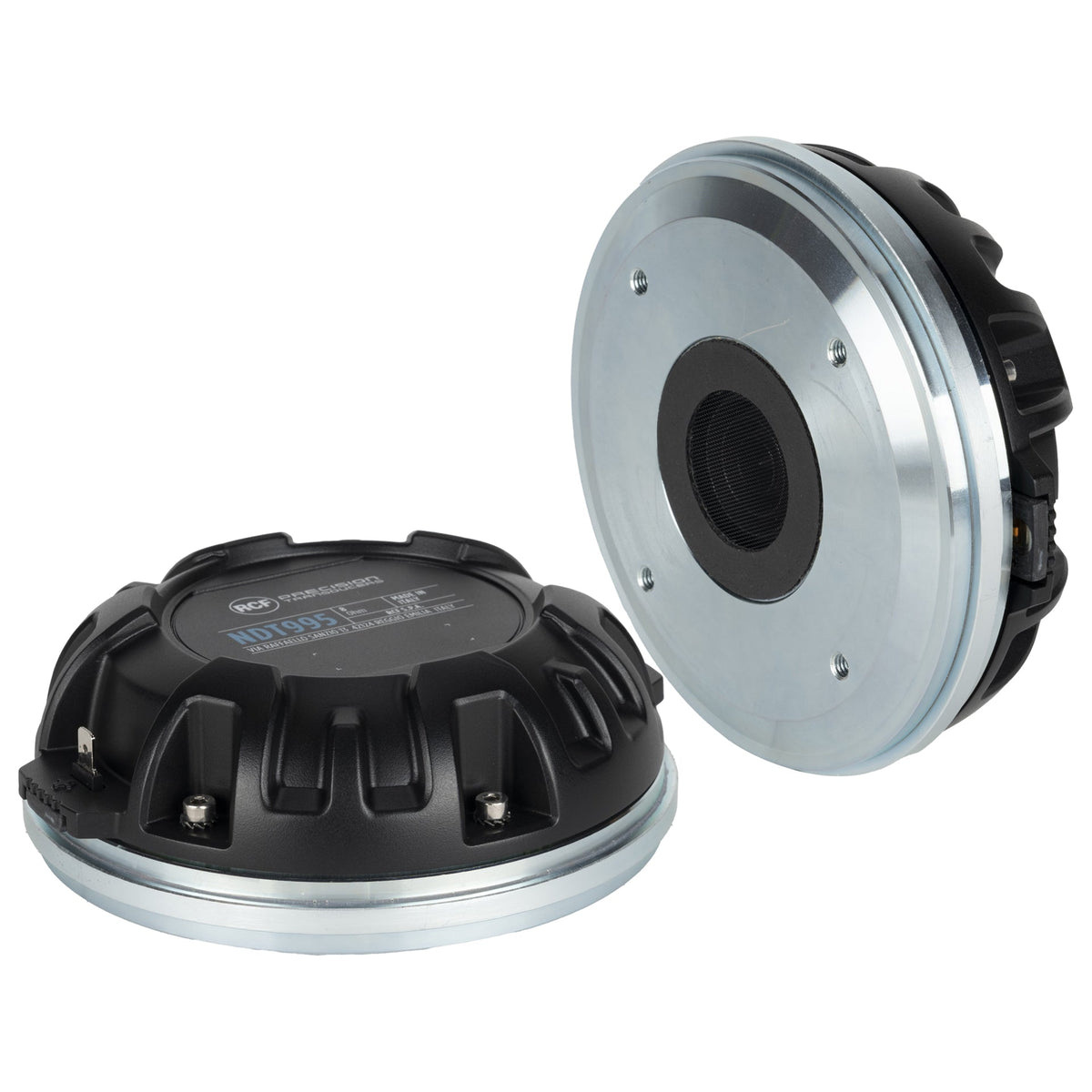 RCF NDT995, 1.4" Exit Compression Driver, 140W RMS, 280W Program, 110 dB Sensitivity, 0.5-20 kHz, Titanium Diaphragm, 8 Ohm