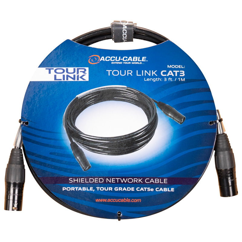 Accu-Cable Tour Link CAT3, Tour Link 3 ft CAT5e Cable