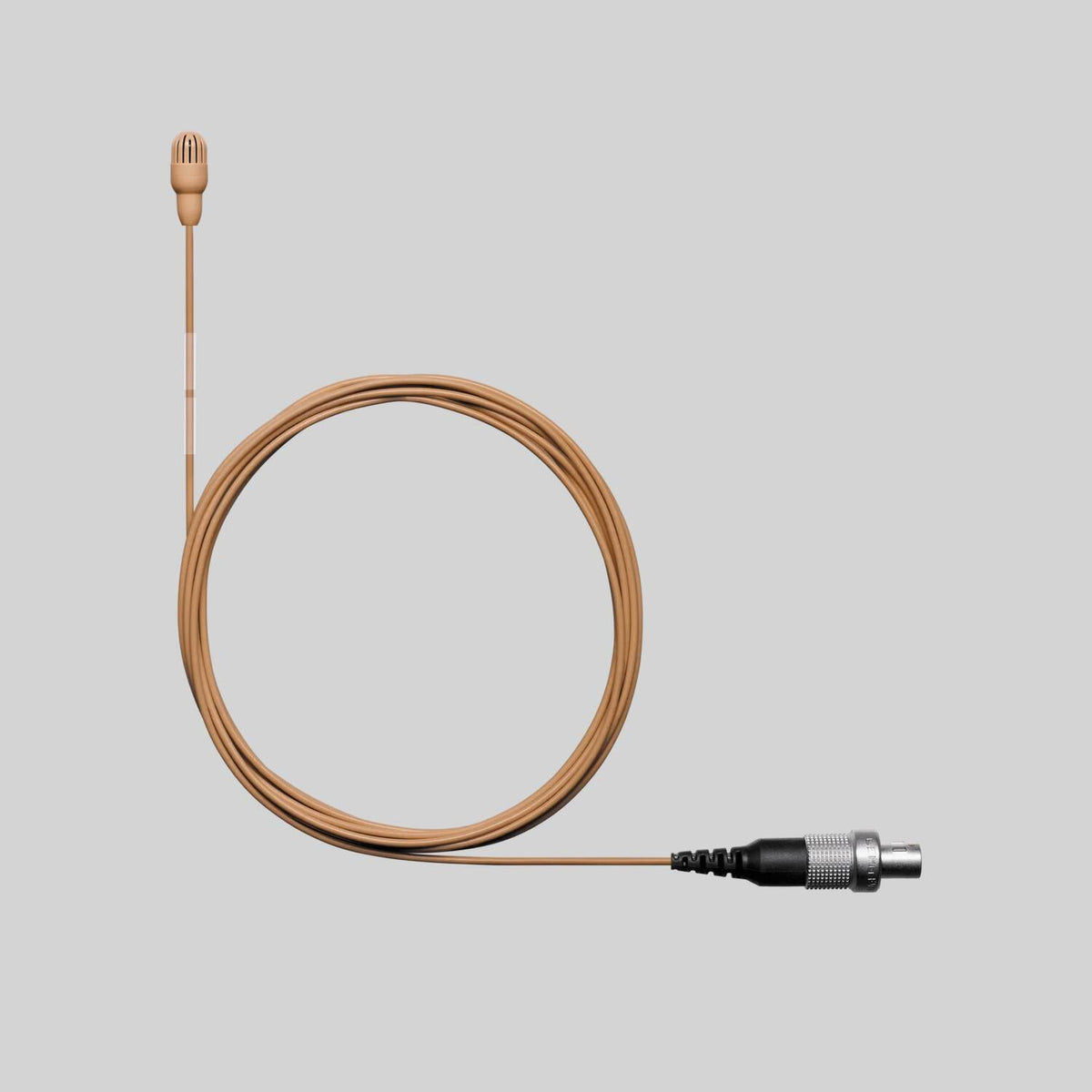 Shure TL45T/O-LEMO, TwinPlex TL45 Subminiature Lavalier Microphone, Omni Lav, Low Sens, LEMO, Tan