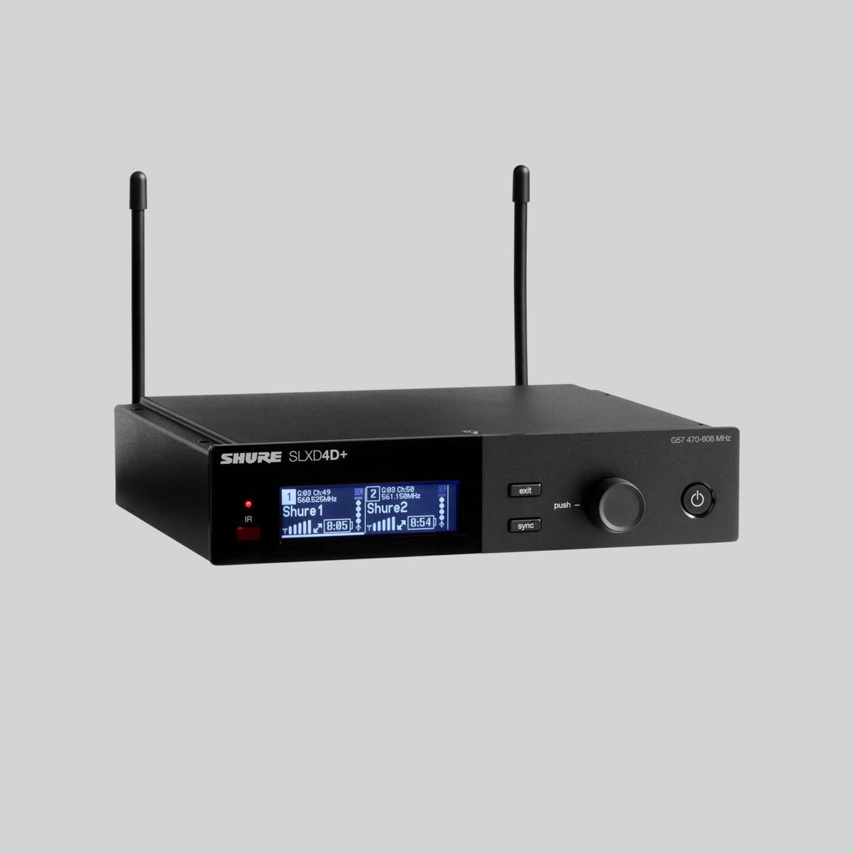Shure SLXD4D+TA-G57, Dual Channel Wireless Receiver, Taa