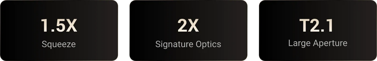 DZOFILM Arcana 75mm T2.1 Full-frame 1.5X Hybrid Anamorphic Prime Lens (PL mount,feet), 1.5X Full-Frame Hybrid Anamorphic Prime, PL Mount, Oval Bokeh, 700g Lightweight, M77 Front Filter