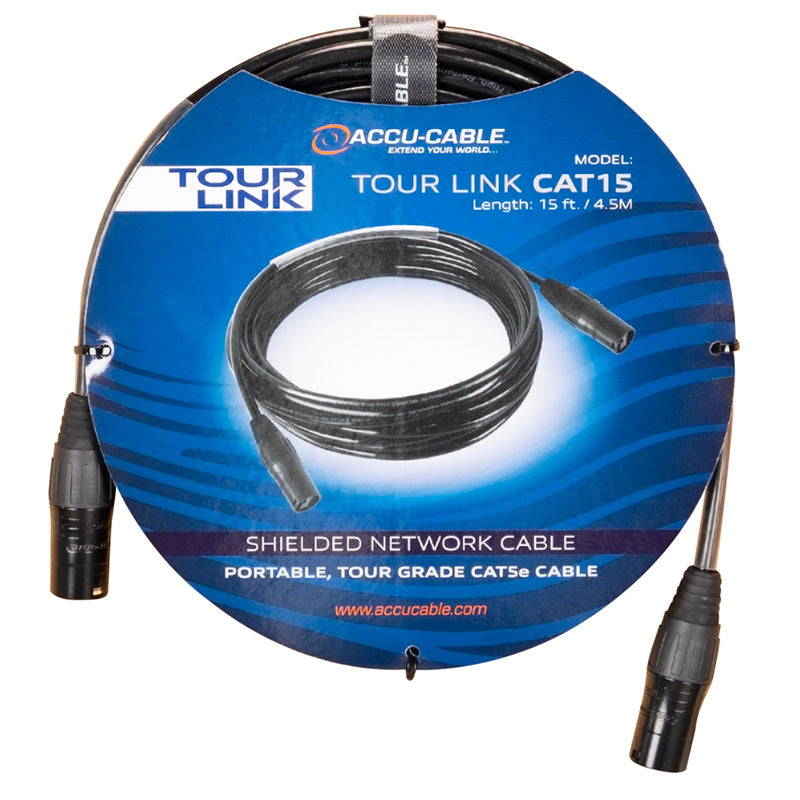 Accu-Cable Tour Link CAT15, Tour Link 15 ft CAT5e Cable