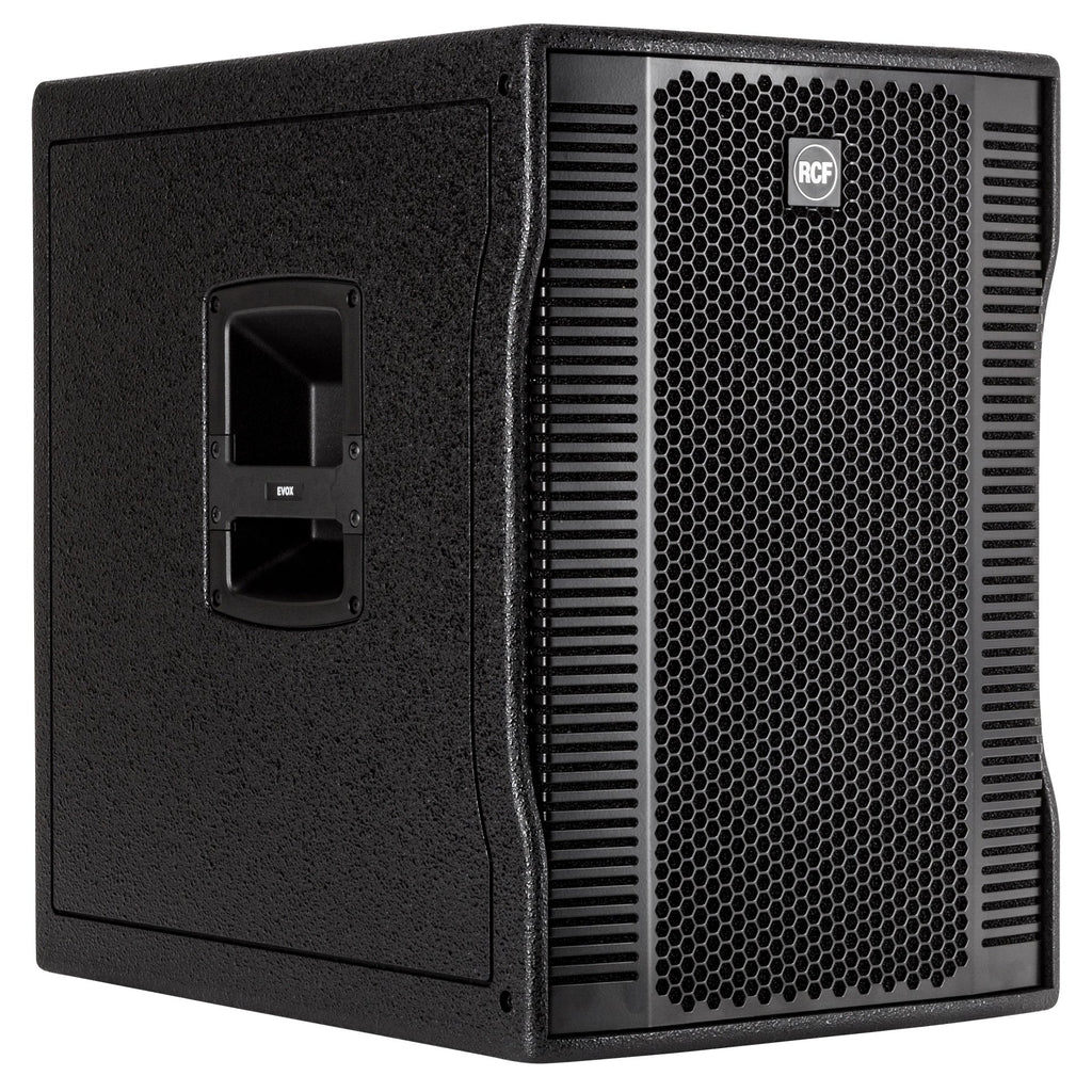 RCF EVOX-12-SYSTEM, Active 1400W Portable PA System, Baltic Birch, 15" Subwoofer and (8)x4" Top - USED