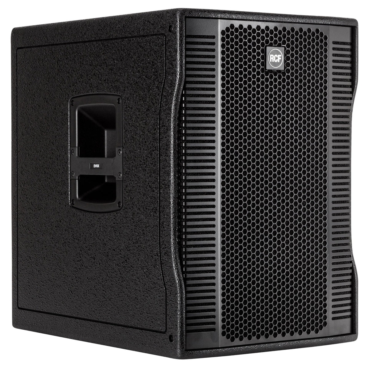 RCF EVOX-12-SYSTEM, Active 1400W Portable PA System, Baltic Birch, 15" Subwoofer and (8)x4" Top - USED