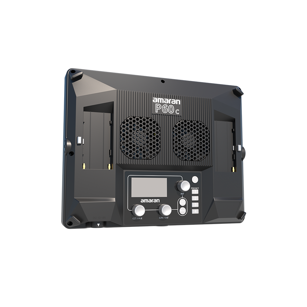 amaran P60c, 60W Full-Color Panel LED Light, 2,500K - 7,500K CCT, CRI 95