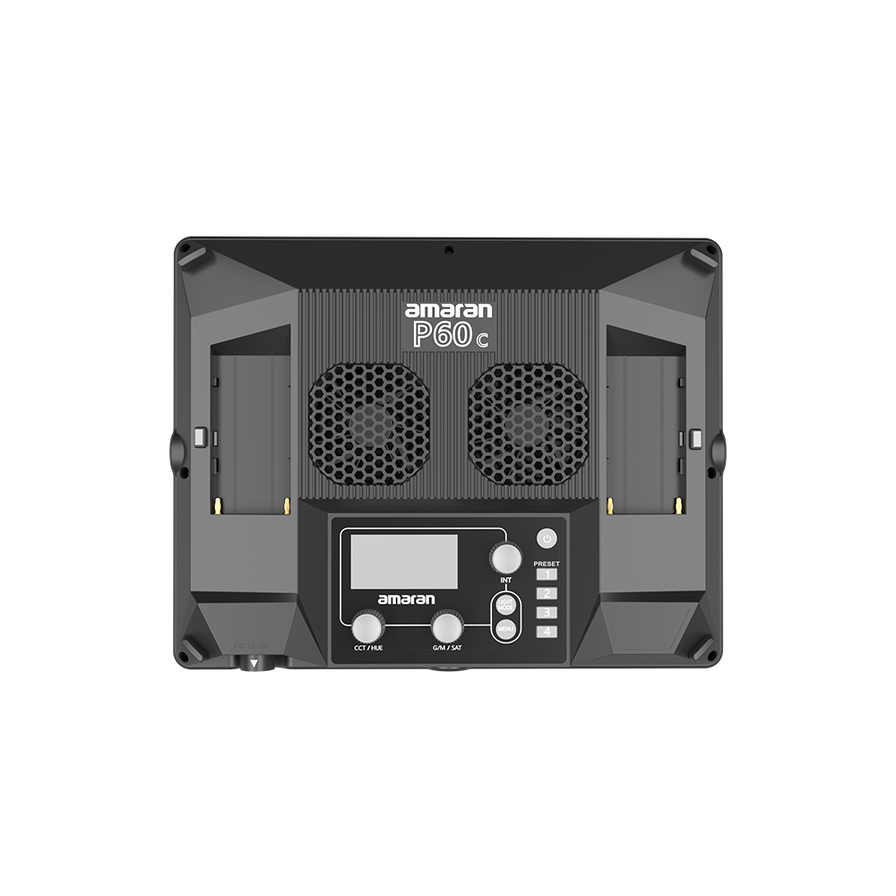 amaran P60c, 60W Full-Color Panel LED Light, 2,500K - 7,500K CCT, CRI 95