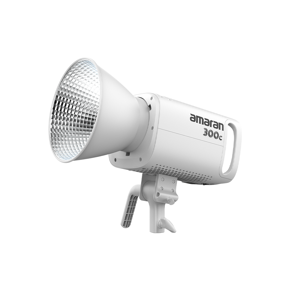 amaran 300c White, 300W Full-Color Bowens Mount Point-Source LED Light, 2,500K - 7,500K CCT, CRI 95+