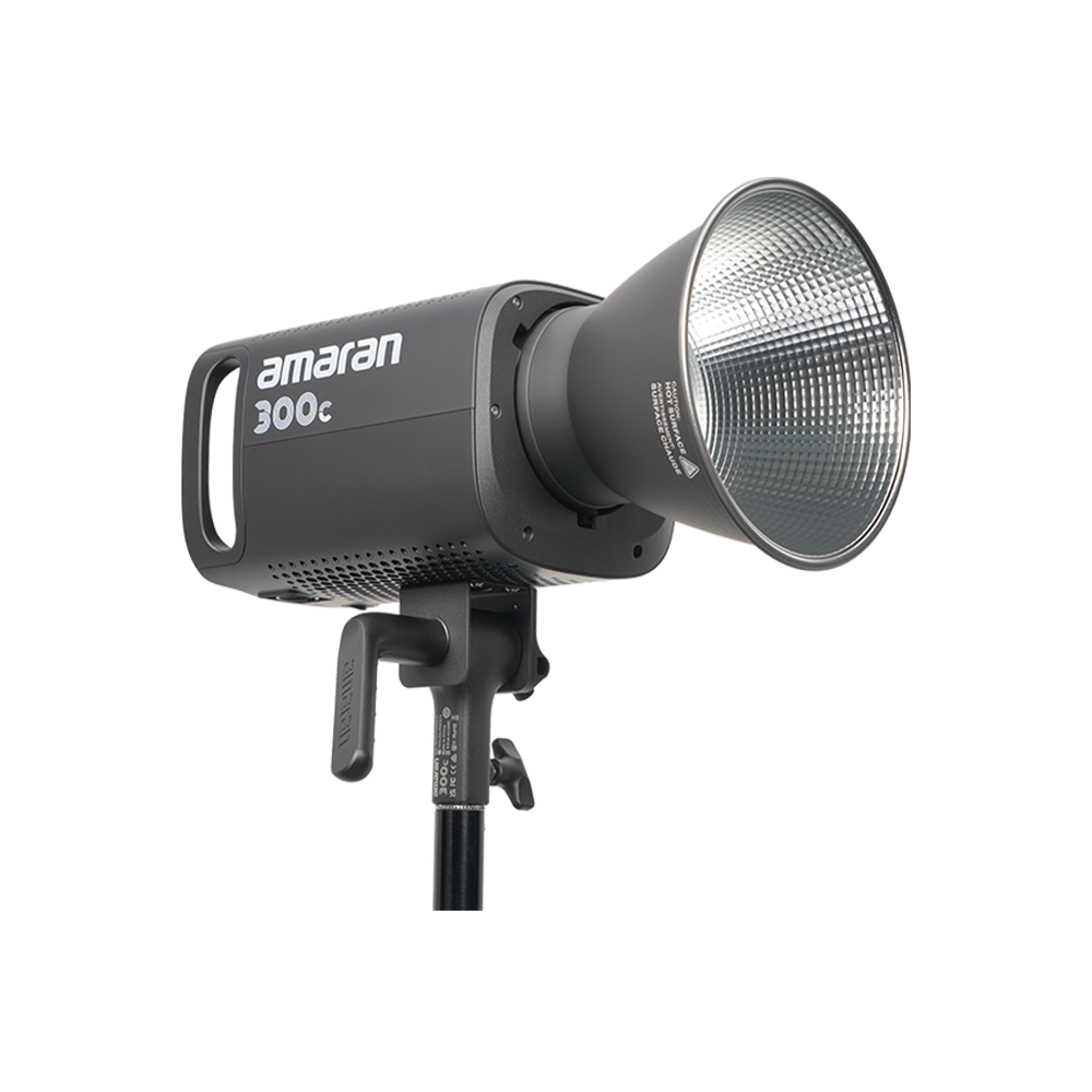 amaran 300c Charcoal, 300W Full-Color Bowens Mount Point-Source LED Light, 2,500K - 7,500K CCT, CRI 95+