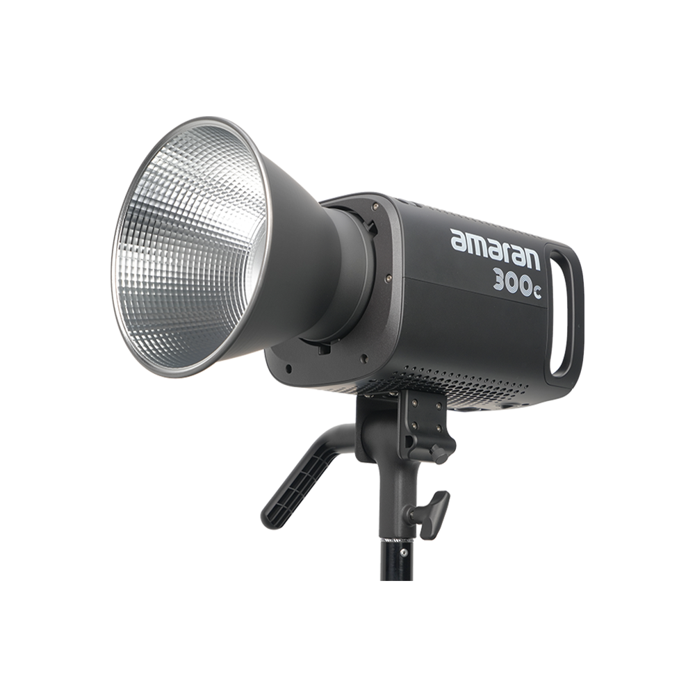 amaran 300c Charcoal, 300W Full-Color Bowens Mount Point-Source LED Light, 2,500K - 7,500K CCT, CRI 95+