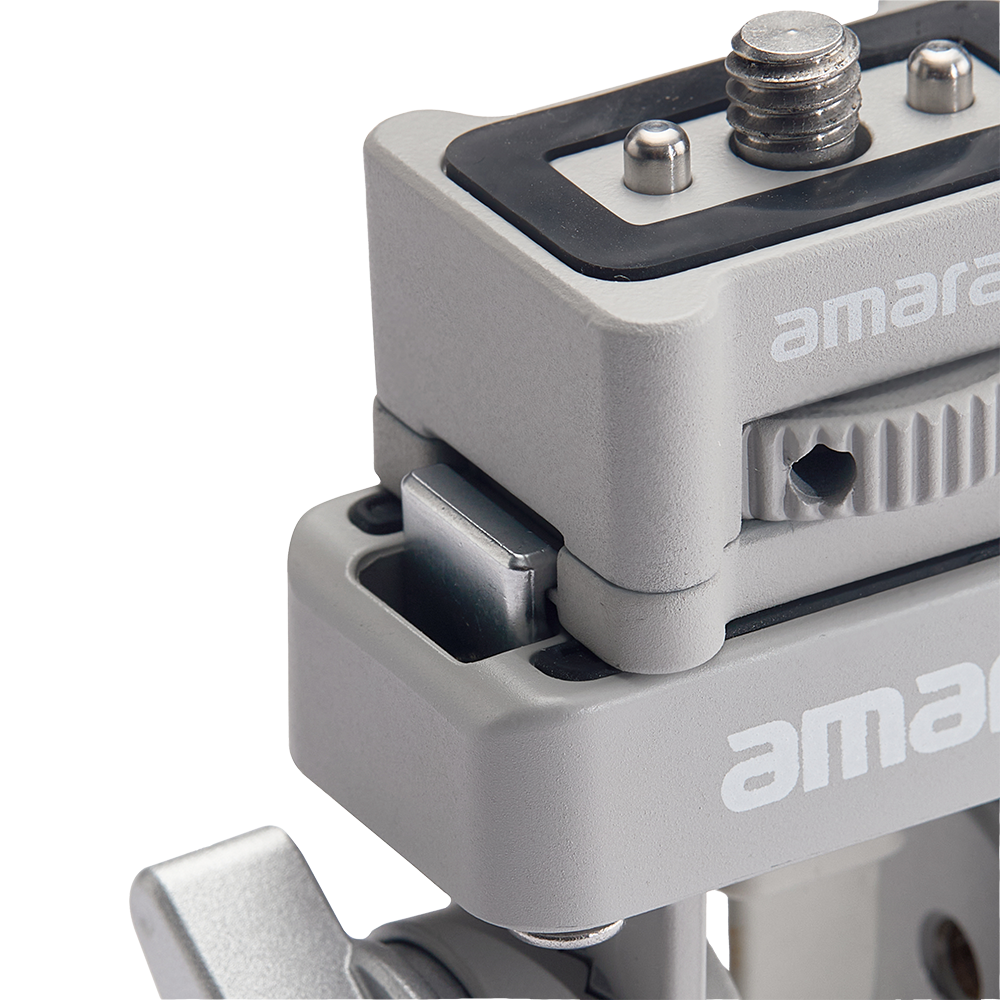 amaran Ace E-Lock Adapter (1/4” & 3/8” Screw Compatible), Quick-locking adapter for mounting 1/4-20in & 3/8-16in screw-compatible lights to the amaran Peak